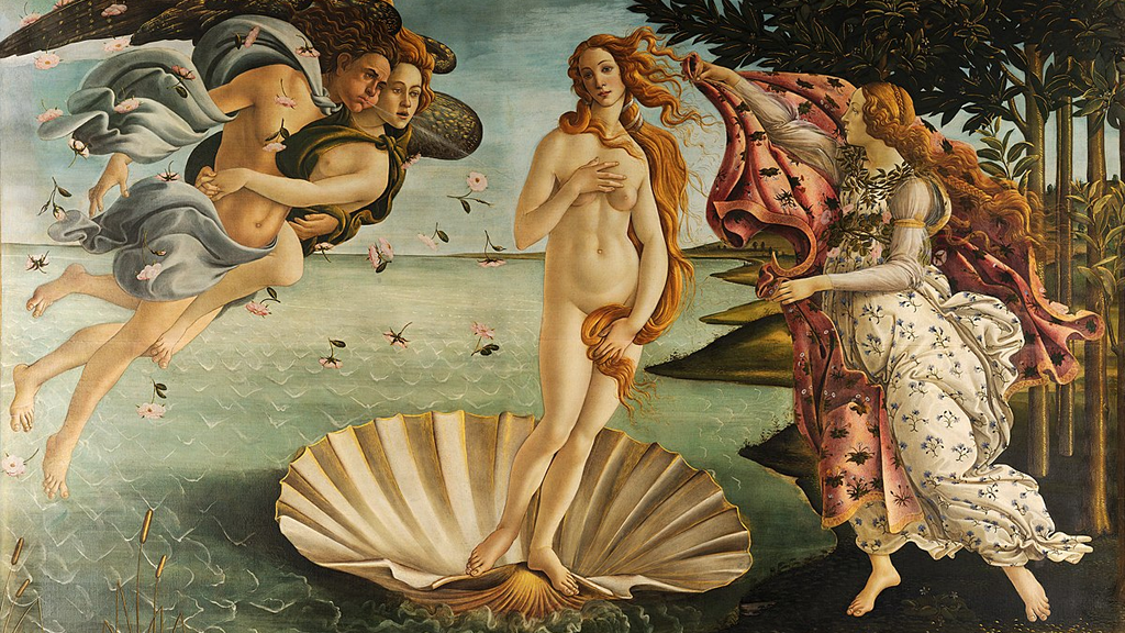 La Nascita di Venere di Sandro Botticelli